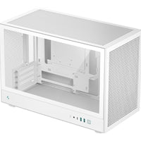 DeepCool CH260 White Micro-ATX Case - Tempered Glass, USB-C, 360mm DeepCool CH260 White Micro-ATX Case - Tempered Glass, USB-C, 360mm